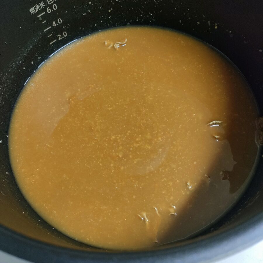 さばの味噌煮の煮汁