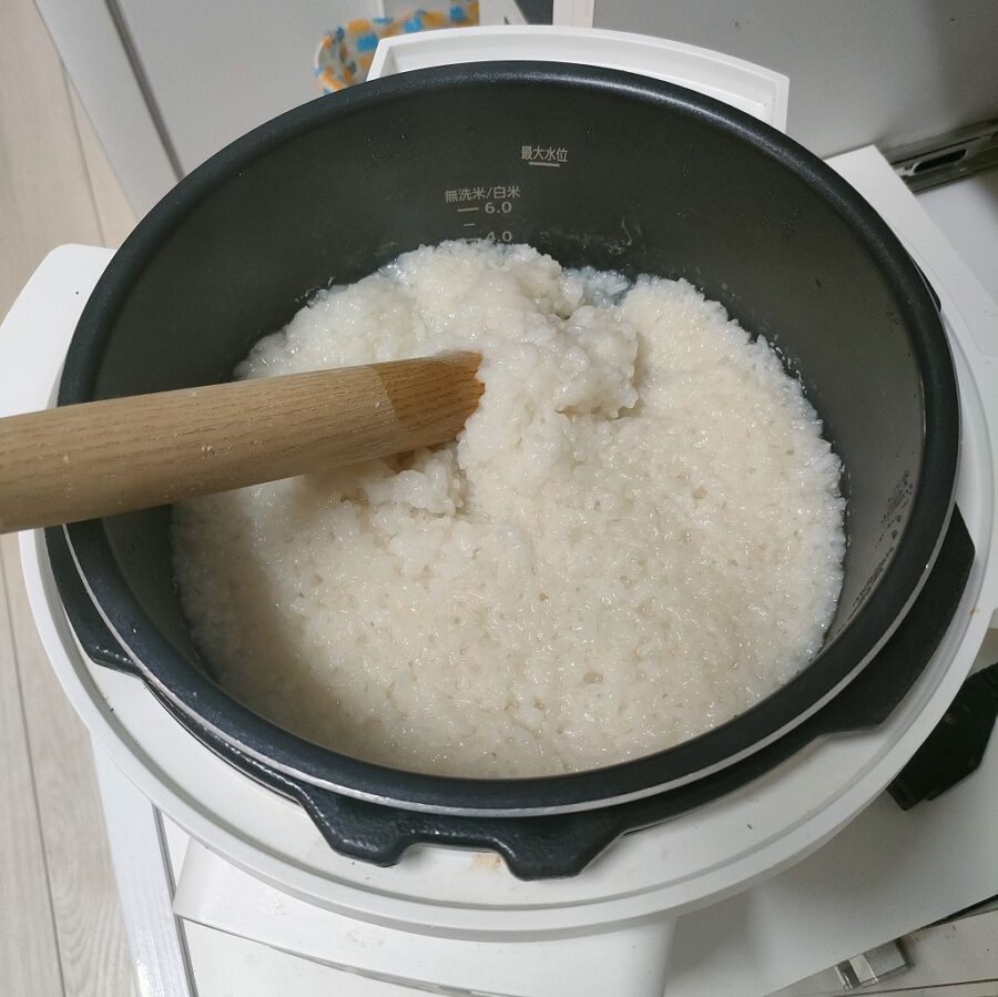 アイリスオーヤマ電気圧力鍋でおはぎ作り