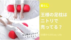 王様の足枕はニトリで売ってる？