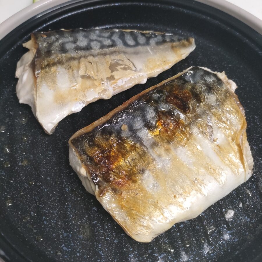 レンジメートプロで鯖を焼く