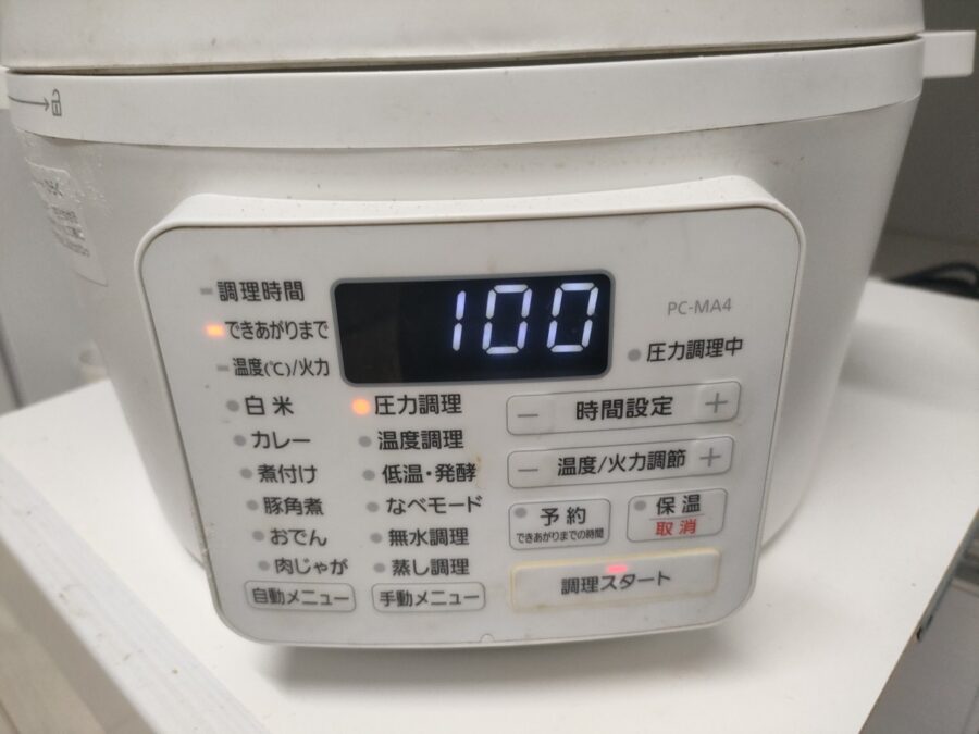 アイリスオーヤマ電気圧力鍋