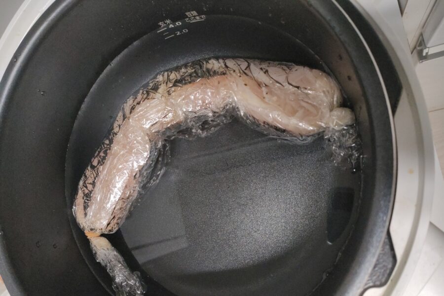 電気圧力鍋で鶏ハム