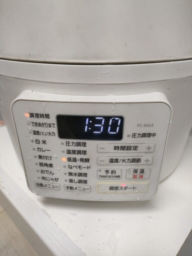 アイリスオーヤマ電気圧力鍋